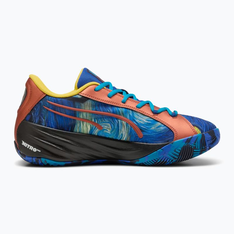 Men's basketball shoes PUMA All-Pro Nitro Dylan Exhibit vivid blue/tropical blue 8