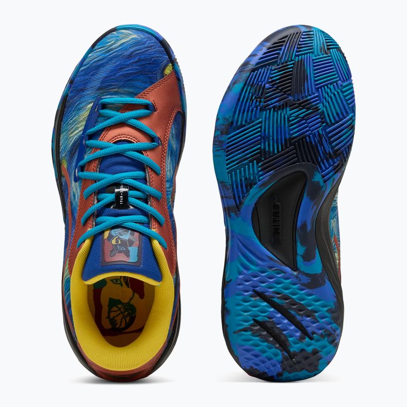 Men's basketball shoes PUMA All-Pro Nitro Dylan Exhibit vivid blue/tropical blue 10