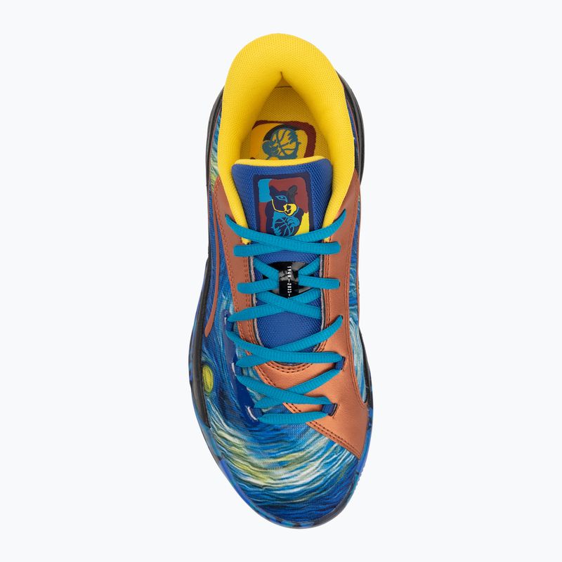 Men's basketball shoes PUMA All-Pro Nitro Dylan Exhibit vivid blue/tropical blue 5