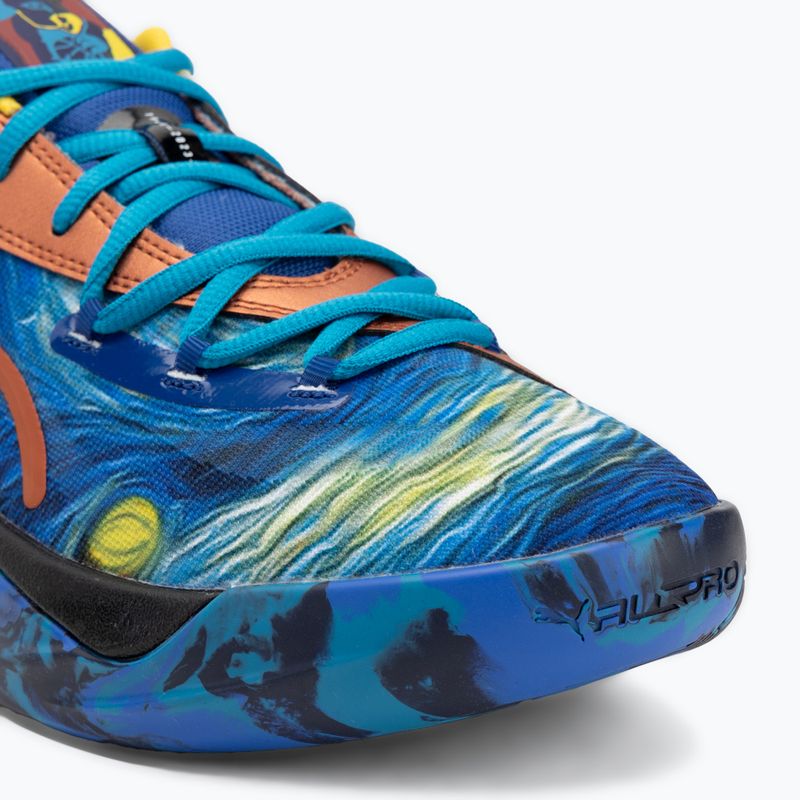 Men's basketball shoes PUMA All-Pro Nitro Dylan Exhibit vivid blue/tropical blue 7