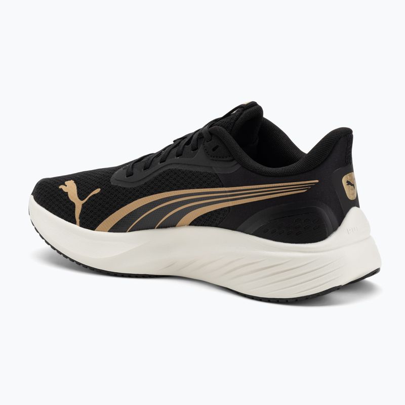PUMA Pounce Lite puma gold/puma black running shoes 3