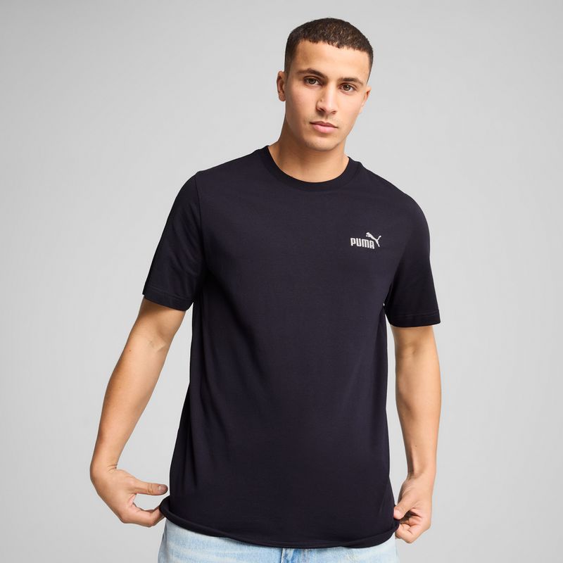 Men's T-shirt PUMA ESS Small No. 1 Logo Tee new navy 3