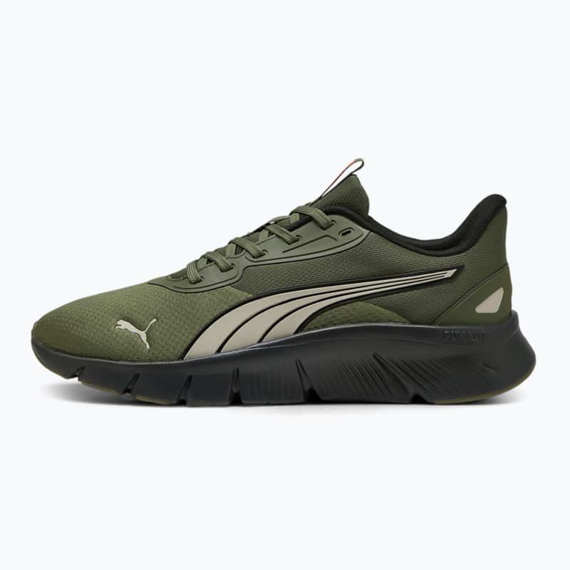 PUMA Flexfocus Lite Modern Woven running shoe loden green/desert dust