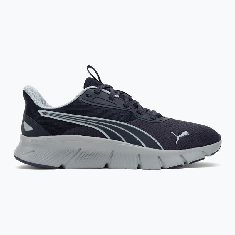 PUMA Flexfocus Lite Modern Woven navy blue/cool mid gray running shoe 2