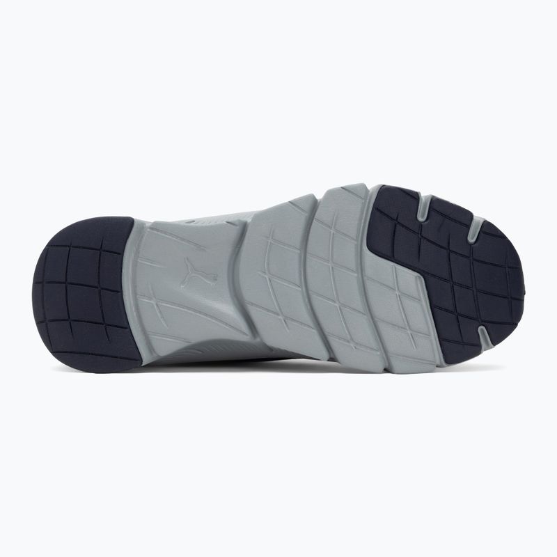 PUMA Flexfocus Lite Modern Woven navy blue/cool mid gray running shoe 4