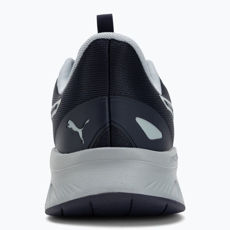 PUMA Flexfocus Lite Modern Woven navy blue/cool mid gray running shoe 6