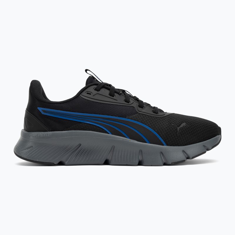 PUMA Flexfocus Lite Modern Woven running shoes puma black/vivid blue 2