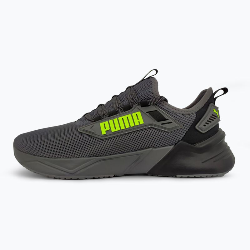 PUMA Retaliate 3 Unwavered running shoes puma black/cool dark gray/yellow alert 8