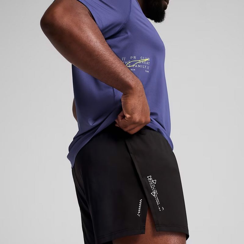 Men's running shorts Puma Run Knit 3" Split puma black 5