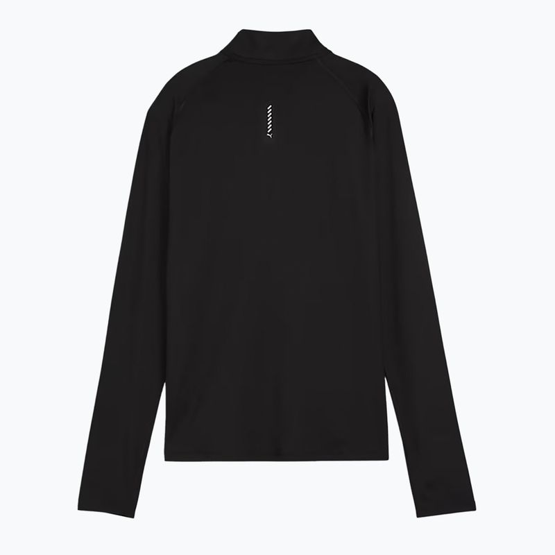 Women's running sweatshirt PUMA Run Velocity Cloudspun 1/4 Zip puma black 2