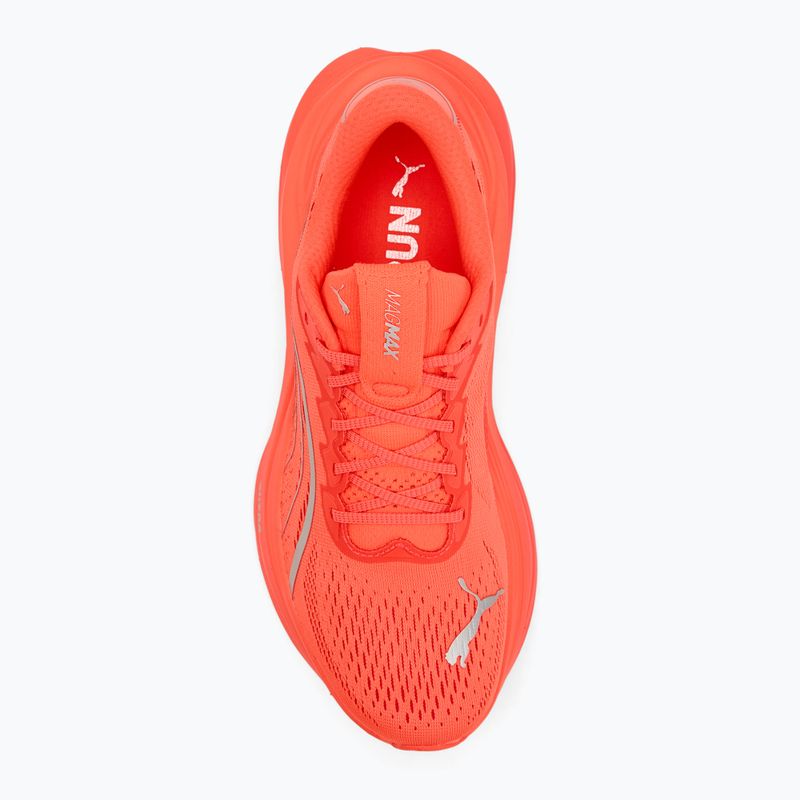 Women's running shoes PUMA MagMax Nitro glowing red/puma silver 5
