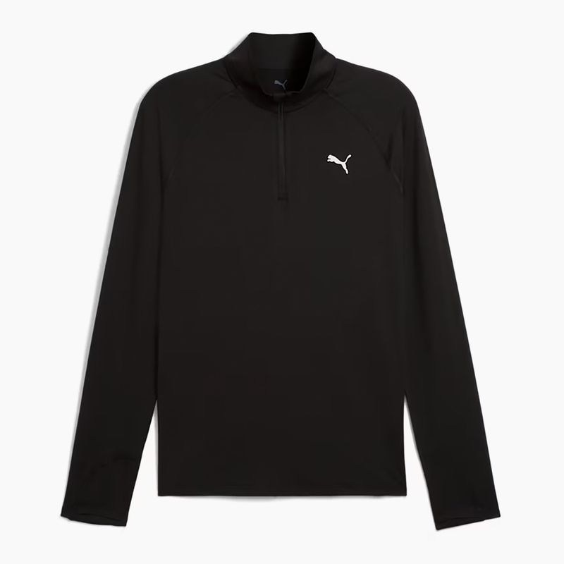 Men's running sweatshirt PUMA Run Velocity Cloudspun 1/4 Zip puma black