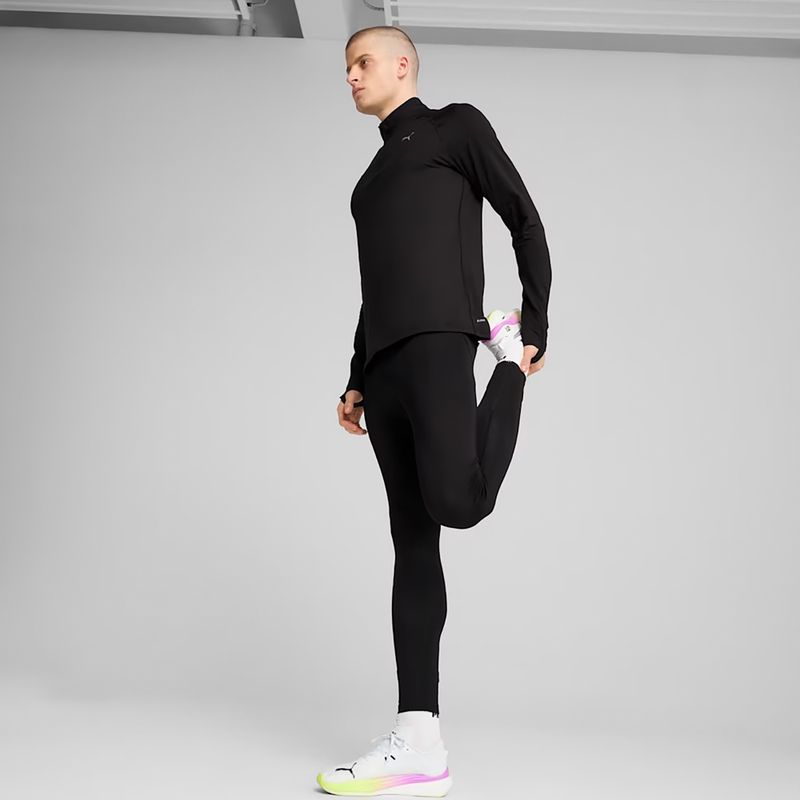 Men's running sweatshirt PUMA Run Velocity Cloudspun 1/4 Zip puma black 4