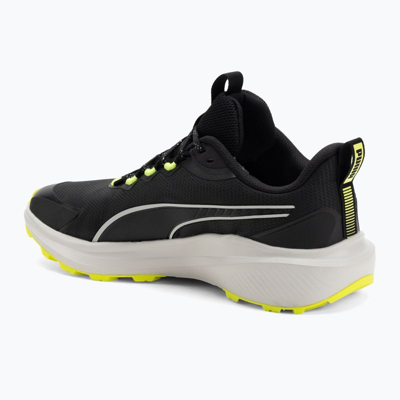 PUMA Skyrocket Lite Trail running shoes puma black/feather gray/yellow alert 3