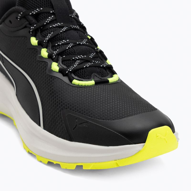 PUMA Skyrocket Lite Trail running shoes puma black/feather gray/yellow alert 7