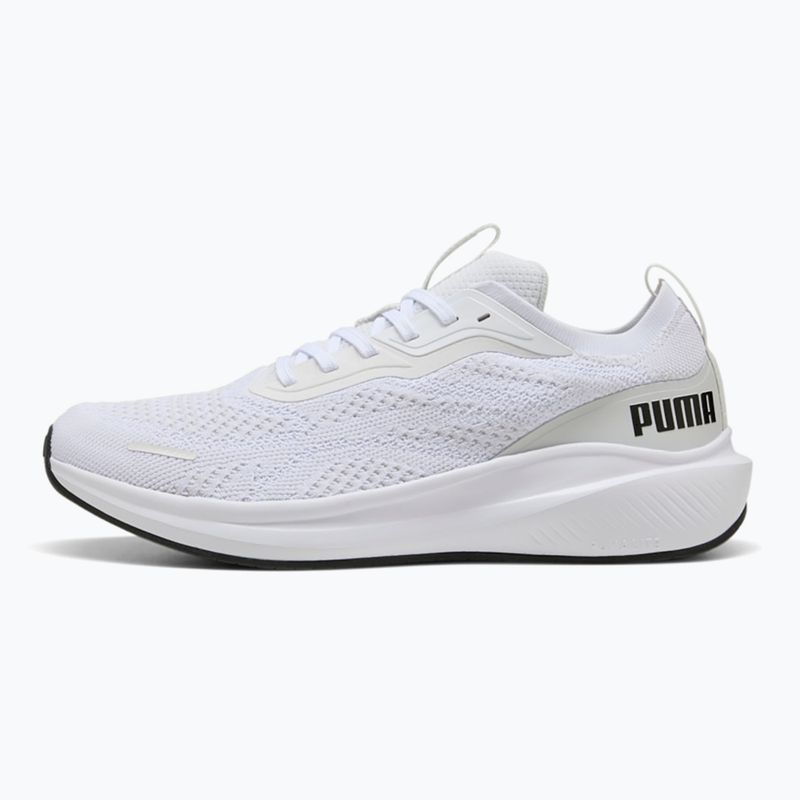 PUMA Skyrocket Lite Engineered puma white/puma black/feather gray running shoes 8