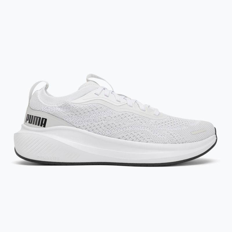 PUMA Skyrocket Lite Engineered puma white/puma black/feather gray running shoes 2