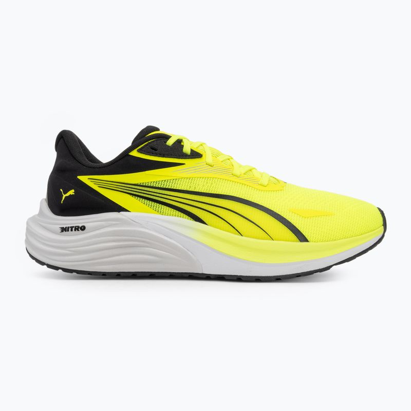 Men's running shoes PUMA Electrify Nitro 4 yellow alert/feather gray/puma black 2