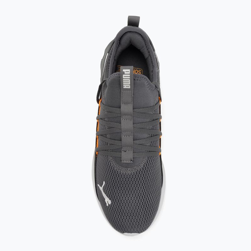 PUMA Softride Carson Fresh cool dark gray/feather gray/heat fire running shoes 5