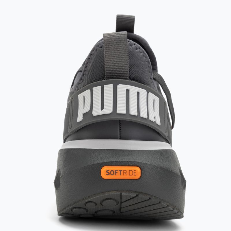 PUMA Softride Carson Fresh cool dark gray/feather gray/heat fire running shoes 6