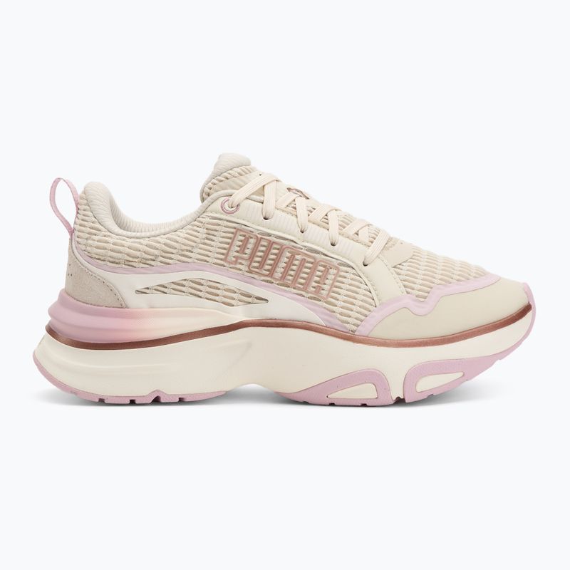 Women's running shoes PUMA Softride Divine Metal alpine snow/warm white/rose mauve 2