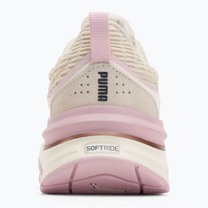 Women's running shoes PUMA Softride Divine Metal alpine snow/warm white/rose mauve 6