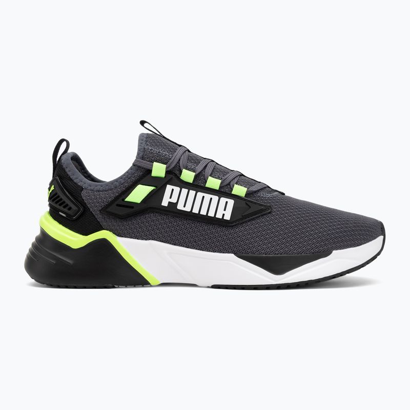 PUMA Retaliate 3 puma black/green moon/green glare running shoes 2