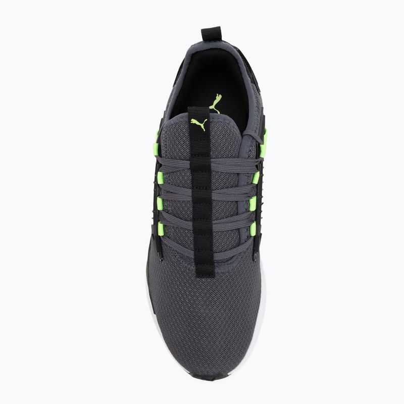 PUMA Retaliate 3 puma black/green moon/green glare running shoes 5