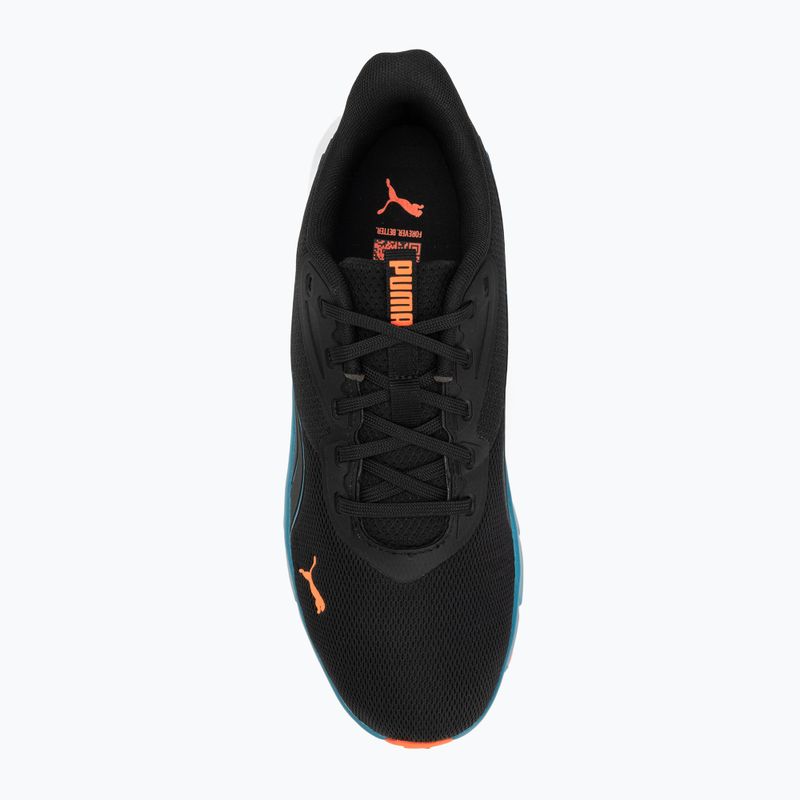PUMA FlexFocus Lite Modern puma black/heat fire running shoes 5