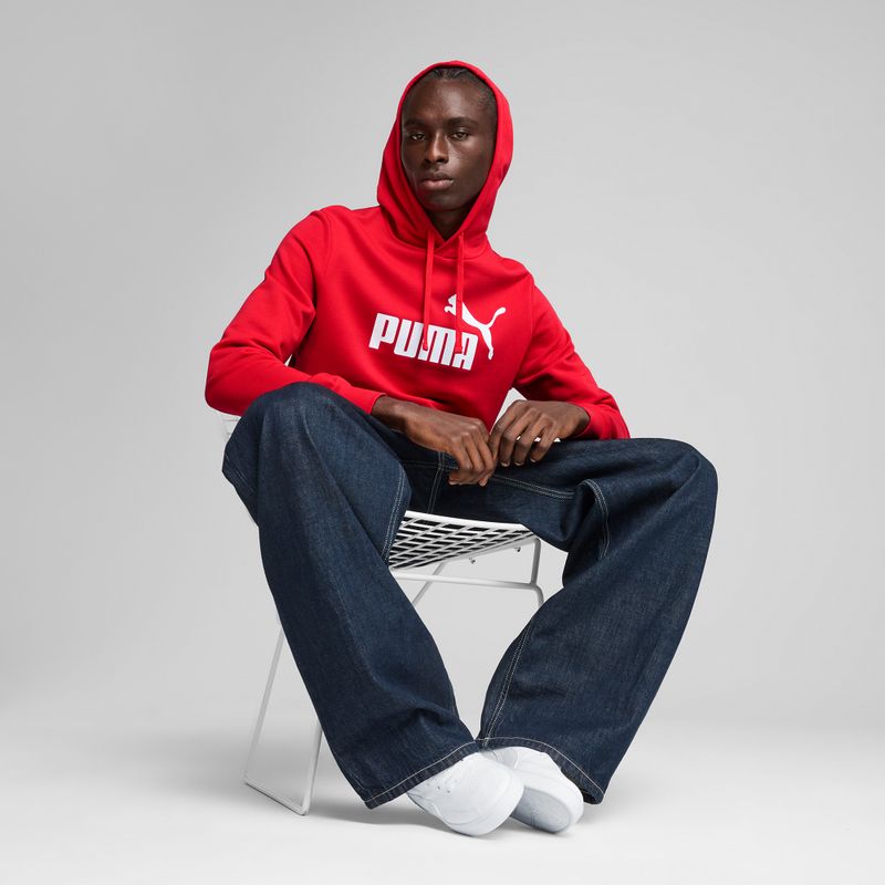 Men's hoodie PUMA ESS No. 1 Logo Hoodie TR for all time red 3