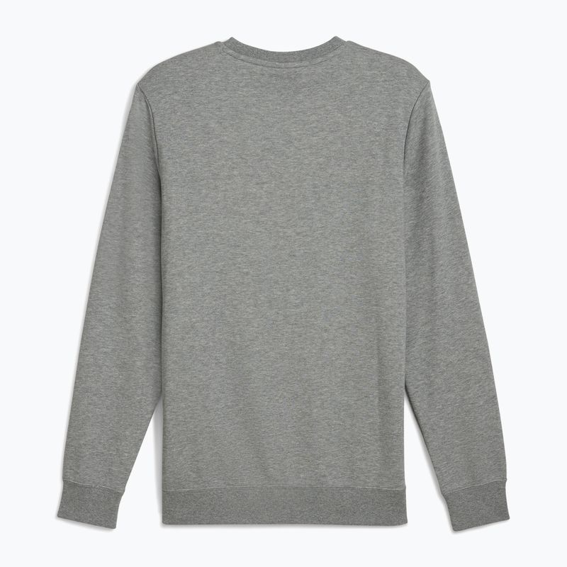 Men's sweatshirt PUMA ESS No. 1 Logo Crew TR medium gray heather 2