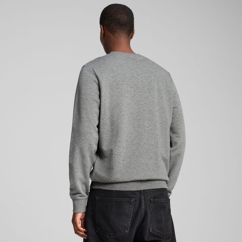 Men's sweatshirt PUMA ESS No. 1 Logo Crew TR medium gray heather 4
