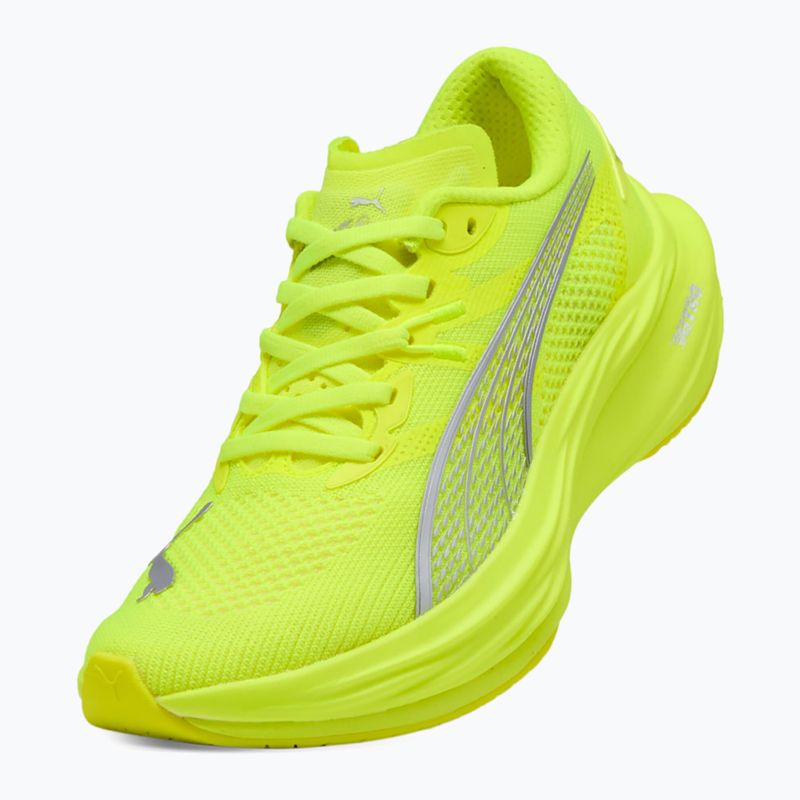 Women's running shoes PUMA Deviate Nitro 3 yellow alert/puma silver 3