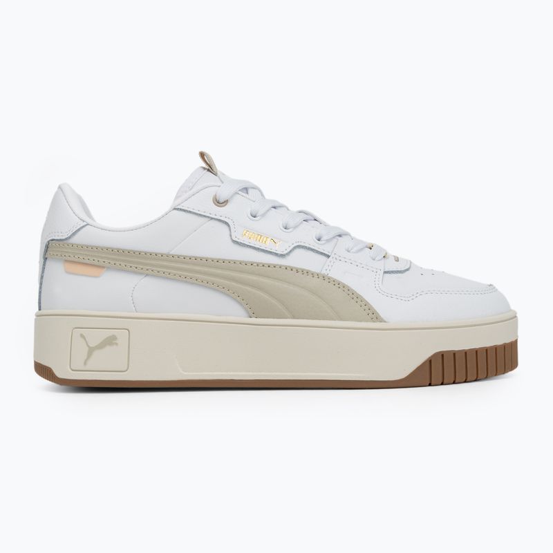 PUMA Carina Street Lux women's shoes puma white/desert dust/puma gold 2