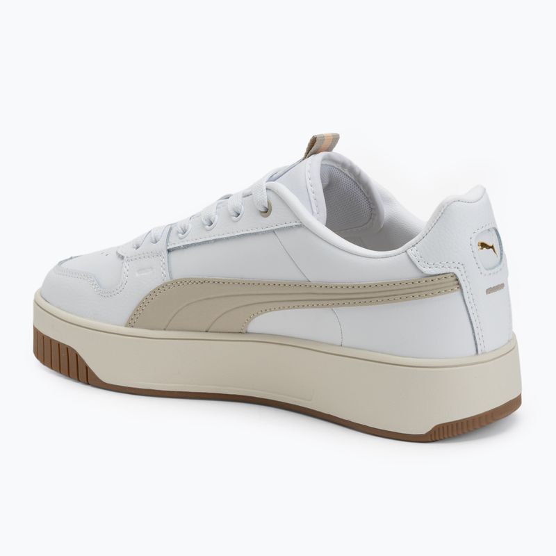 PUMA Carina Street Lux women's shoes puma white/desert dust/puma gold 3