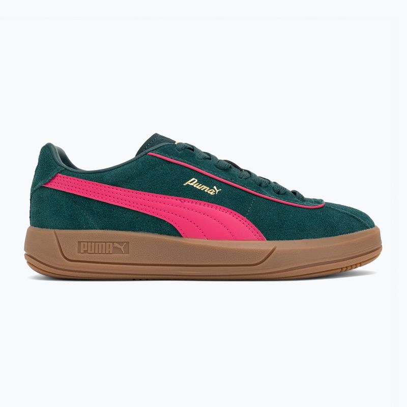 Women's PUMA Club Klassika Suede dark myrtle/puma pink shoes 2