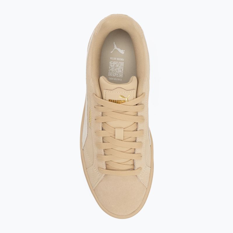 Women's shoes PUMA Karmen II light sand/alpine snow/puma gold 5