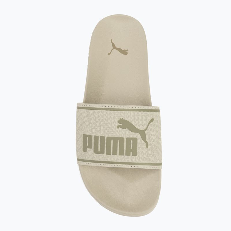 PUMA Leadcat 2.0 desert dust/velvet moss slides 5