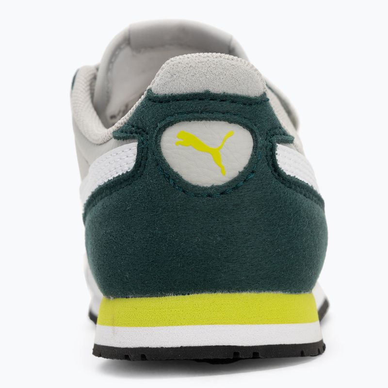 PUMA Cabana Racer SL 20 V PS junior shoes coollightgray/pumawhite/darkmyrtle/limesmash 6