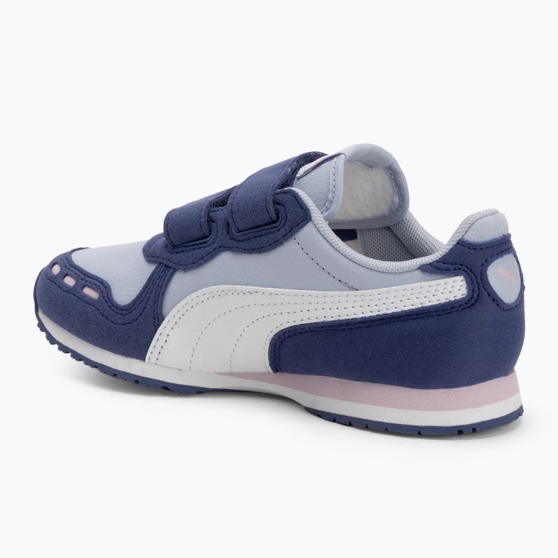 PUMA Cabana Racer SL 20 V PS cool weather/puma white/blue crystal/rose mauve junior shoes 3
