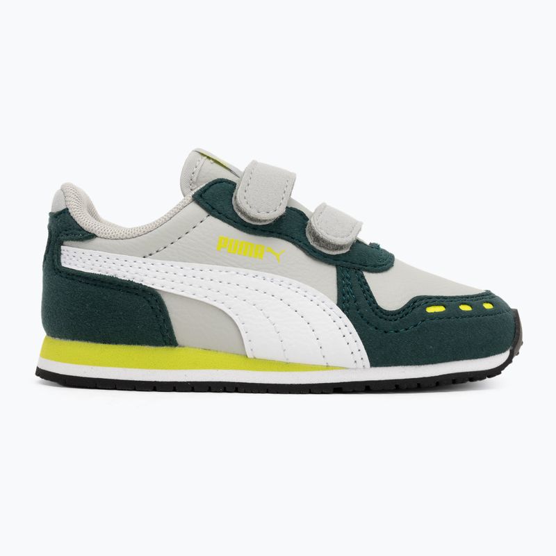 PUMA Cabana Racer SL 20 V Inf children's shoes coollightgray/pumawhite/darkmyrtle/limesmash 2