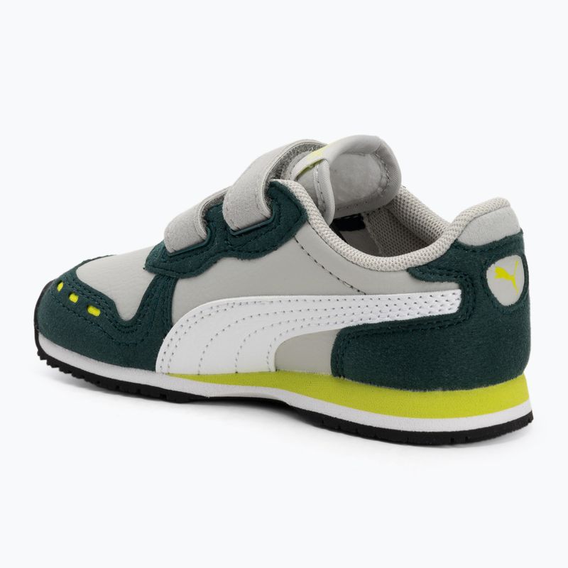 PUMA Cabana Racer SL 20 V Inf children's shoes coollightgray/pumawhite/darkmyrtle/limesmash 3
