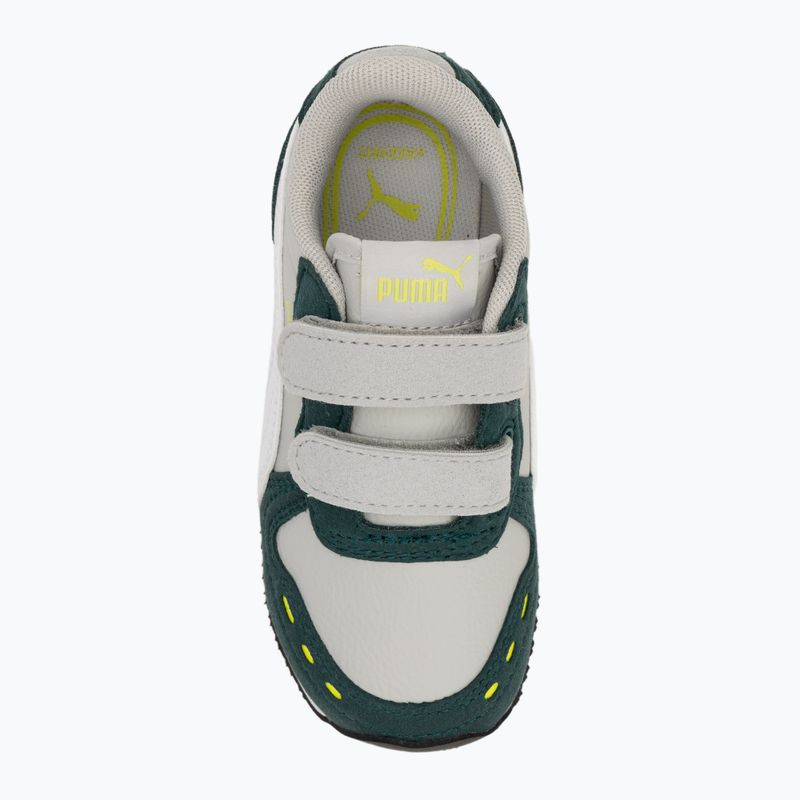 PUMA Cabana Racer SL 20 V Inf children's shoes coollightgray/pumawhite/darkmyrtle/limesmash 5
