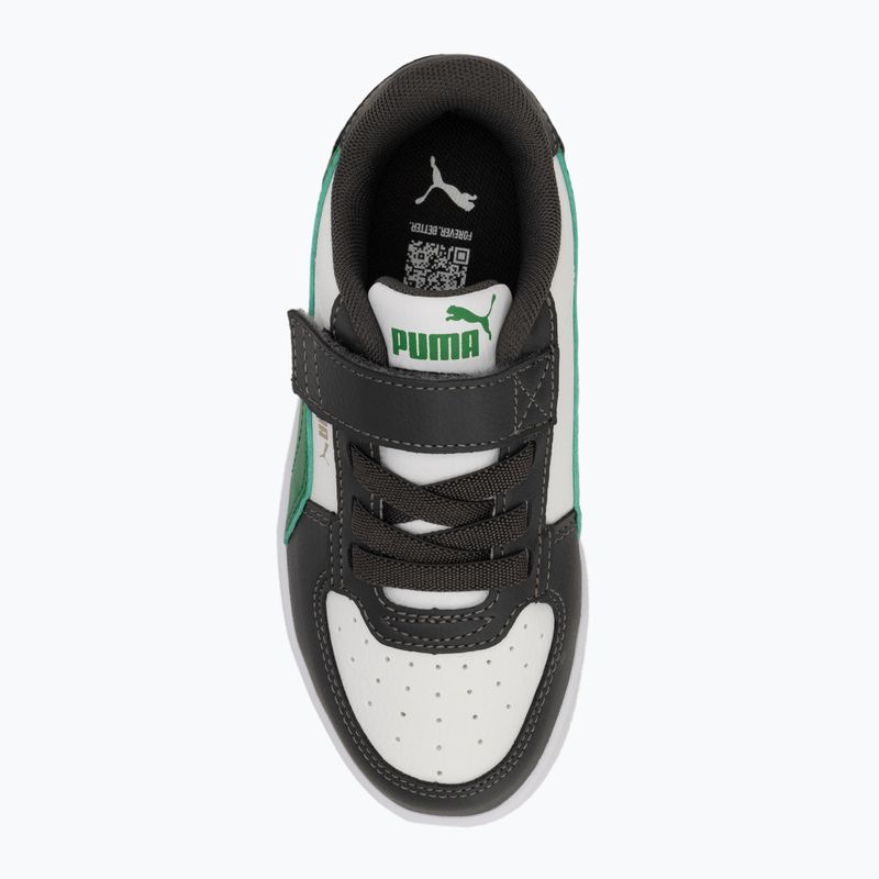PUMA Caven 2.0 shadow gray/archive green/puma white children's shoes 5