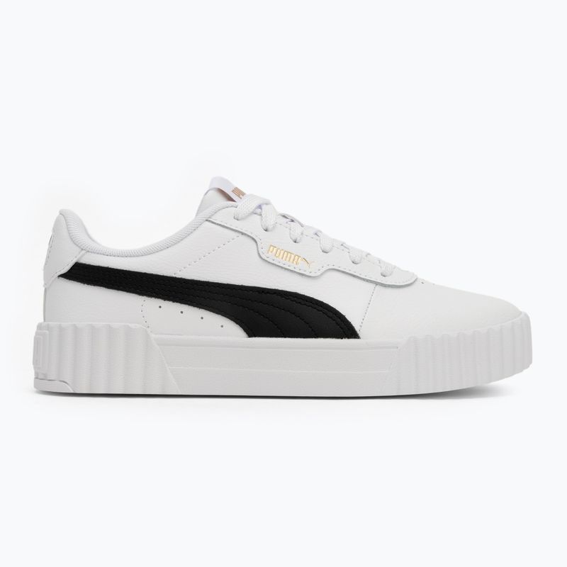 Women's shoes PUMA Carina 3.0 puma white/puma black/puma gold 2