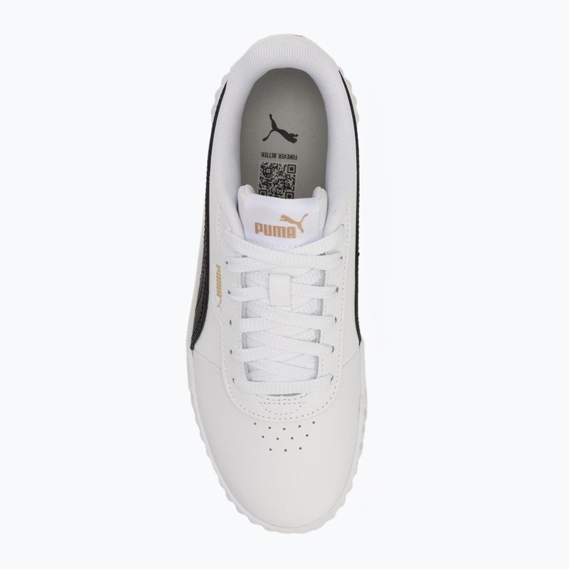 Women's shoes PUMA Carina 3.0 puma white/puma black/puma gold 5