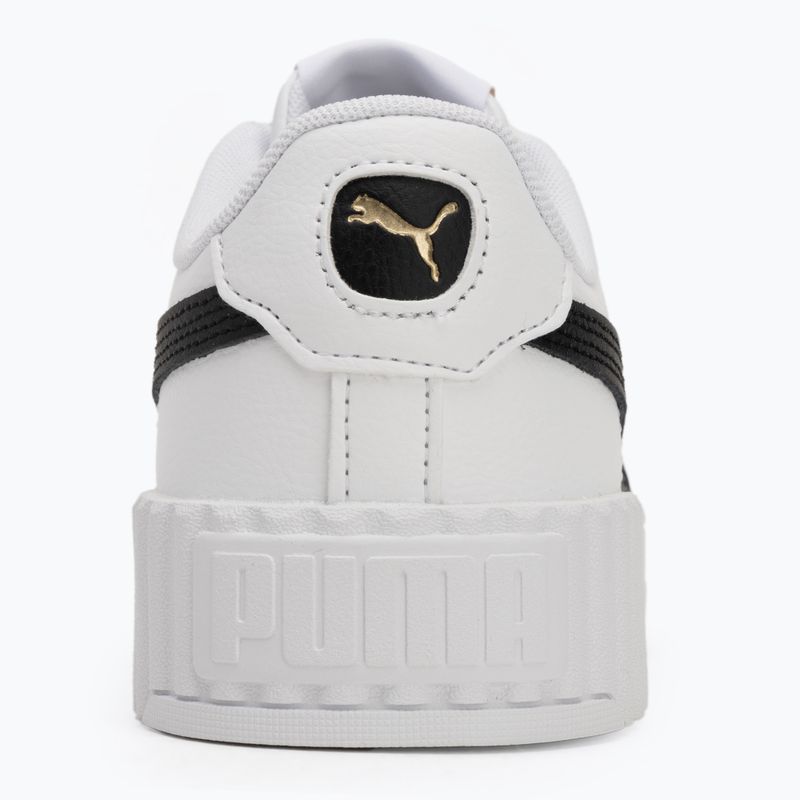 Women's shoes PUMA Carina 3.0 puma white/puma black/puma gold 6