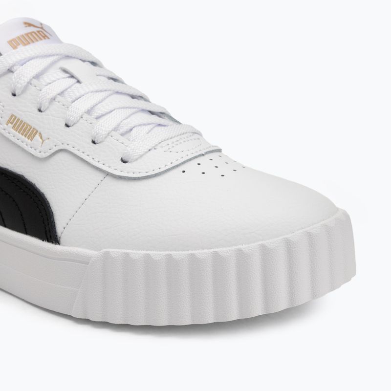 Women's shoes PUMA Carina 3.0 puma white/puma black/puma gold 7