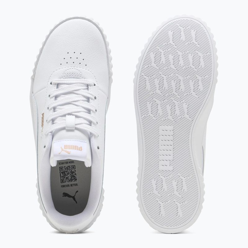 Women's shoes PUMA Carina 3.0 puma white/puma gold 9