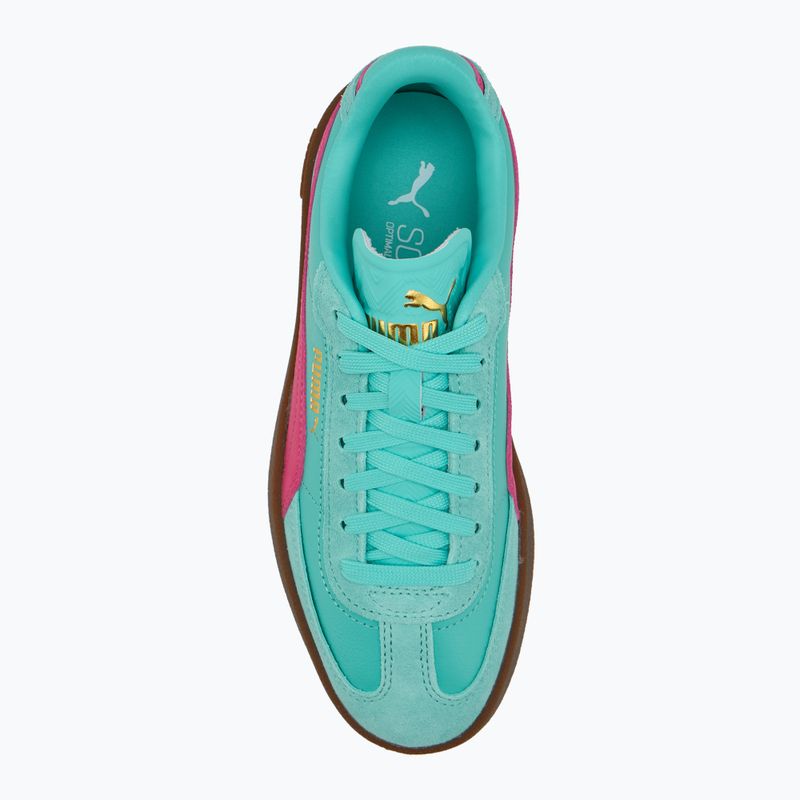 PUMA Club II Era Jr children's shoes aquatic/puma pink/puma gold 5